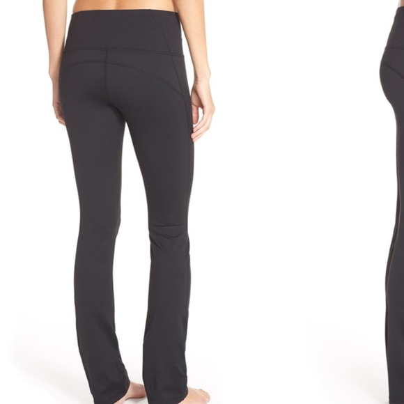 Zella Pants & Jumpsuits Nwt Zella Straight Leg Black Yoga Pant